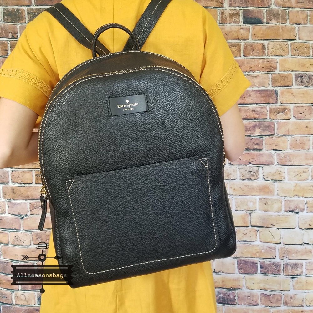 Kate spade Maple Street Emily Black Backpack Bag - Picture 1 of 8